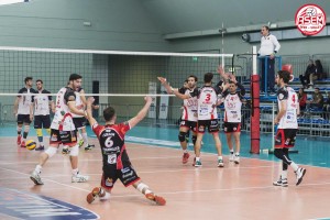 Un'esultanza relativa alla partita contro Cerignola (Foto Rosaria Loiacono)